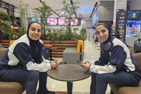  گزارش تصویری  حضور کاروان تیم ملی فوتسال بانوان در فرودگاه امام خمینی  ره