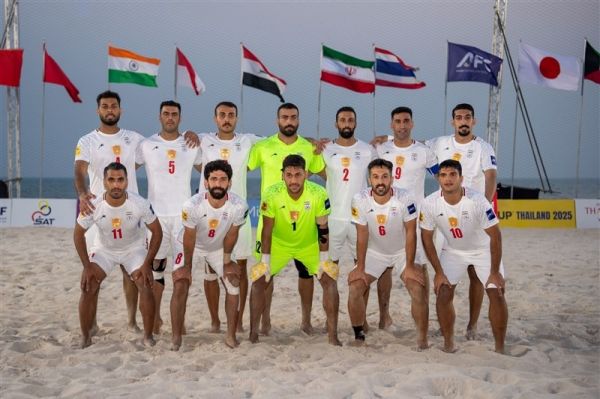  پیروزی تیم ملی فوتبال ساحلی ایران مقابل موریتانی