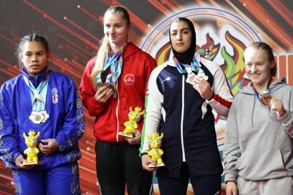 رکوردشکنی دختر وزنهبردار ایرانی در مسابقات جهانی