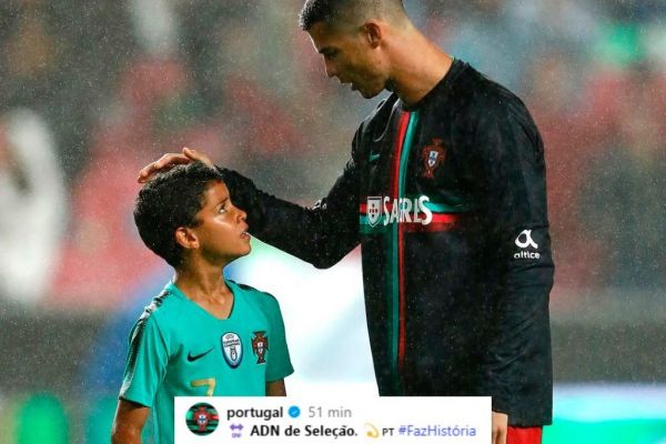  خبر خوش برای رونالدو  پسرش ملی‌پوش شد