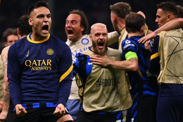 پوستر ویژه باشگاه اینتر پس از حذف بارسلونا