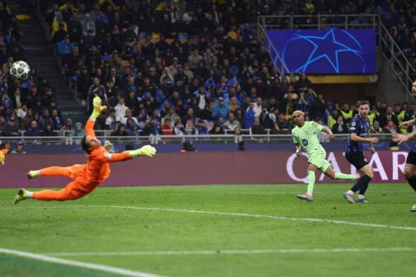  واکنش دروازه‌بان اینتر به مهار ضربه دیدنی یامال