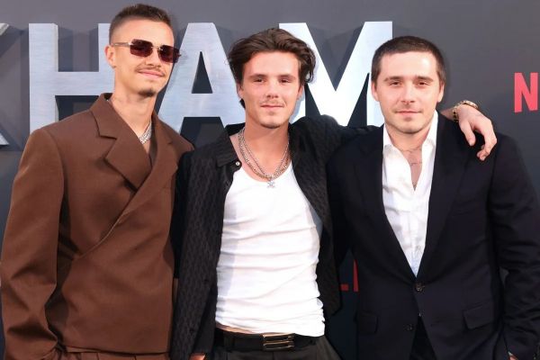  اولین حضور رسانه‌ای پسر بزرگ بکام پس از غیبت در تولد پدرش