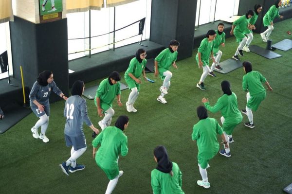 برگزاری تمرین تیم ملی فوتبال بانوان در پک