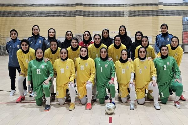 برگزاری تمرین تیم ملی فوتسال بانوان پیش از دیدار مقابل چین تایپه