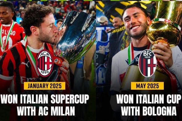  مورد عجیب کاپیتان سابق میلان؛ قهرمانی با دو تیم مختلف در یک سال ۲۰۲۵