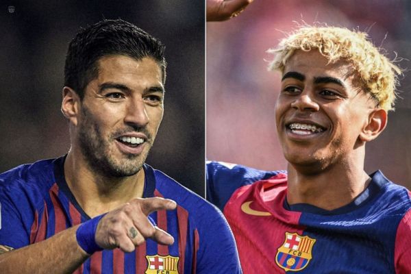  پیام تبریک سوارز به یامال پس از قهرمانی بارسلونا