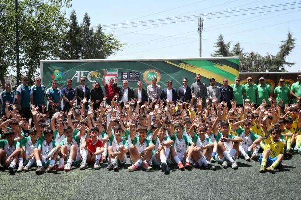  بازدید ناظر AFC از فعالیت های فوتبال پایتخت در رده های پایه