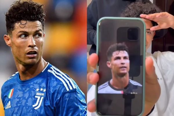  تقلید پسر رونالدو از پدرش این‌بار در مدل مو