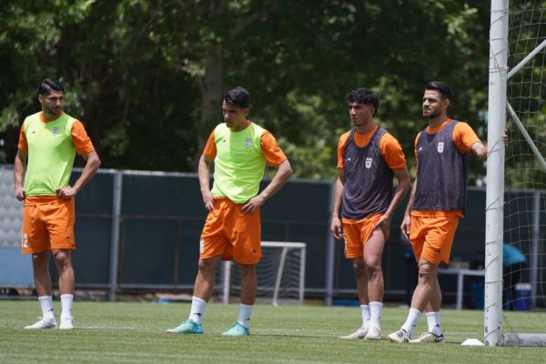 گزارش تصویری تمرین تیم ملی در چمن مرکز ملی