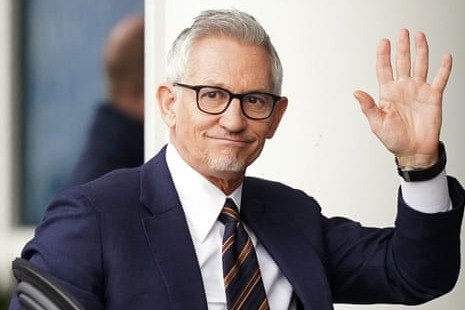  گری لینه کر در حال راه اندازی یک برنامه تلویزیونی جدید