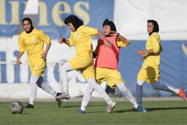 برگزاری بازی درون تیمی تیم ملی فوتبال بانوان