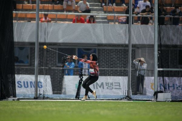 نهمی نوروزی در پرتاب چکش دوومیدانی قهرمانی آسیا