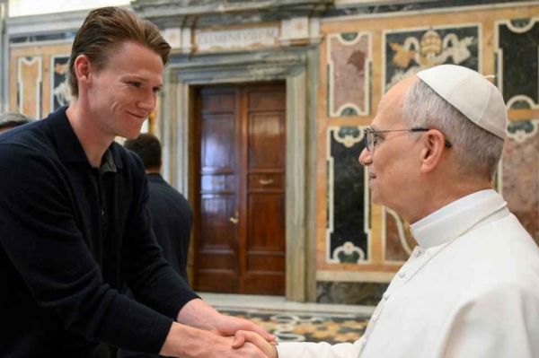 استقبال پاپ جدید واتیکان از قهرمانان سری آ
