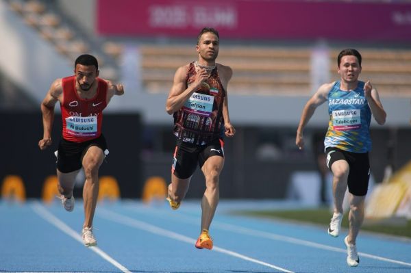 راهیابی تفتیان به فینال ۱۰۰ متر قهرمانی آسیا