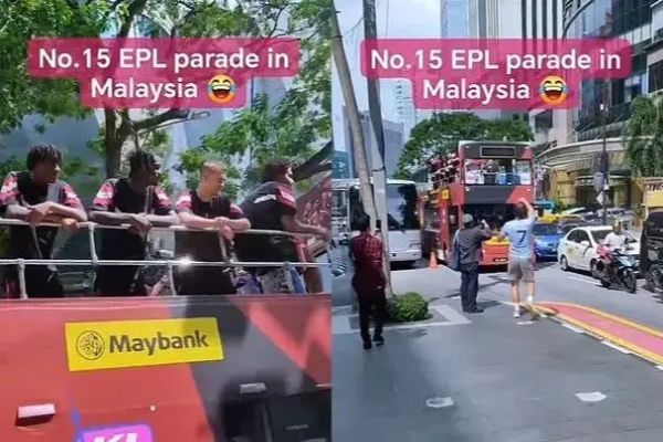 عکس؛ سوژه شدن رژه شیاطین سرخ در مالزی