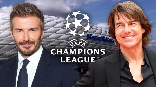  تام کروز، مهمان برنامه فینال لیگ قهرمانان اروپا