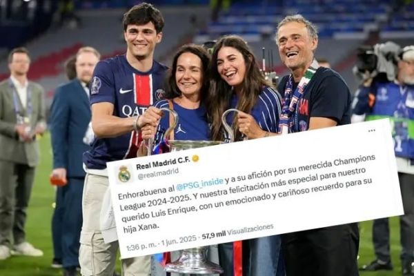 عکس؛ پیام تبریک رئال مادرید پس از قهرمانی پاریسن ژرمن