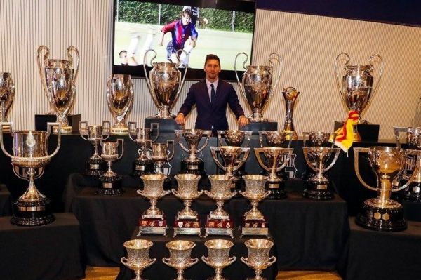  رکوردداران بیشترین تعداد جام رسمی باشگاهی در اروپا از سال 2004؛ لیونل مسی در صدر