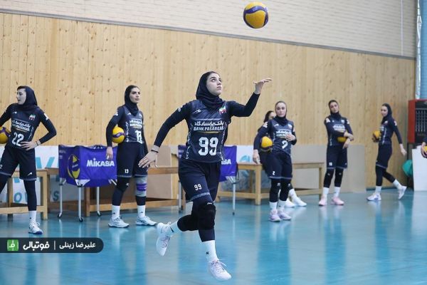 گزارش تصویری اختصاصی تمرین تیم ملی والیبال بانوان