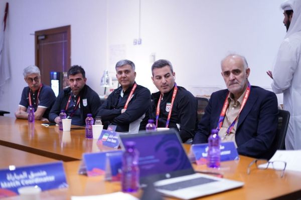  گزارش تصویری  نشست هماهنگی بازی قطر و ایران