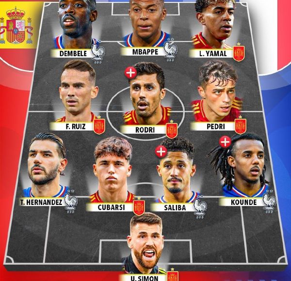 ترکیب منتخب بهترین بازیکنان حال حاضر فرانسه و اسپانیا