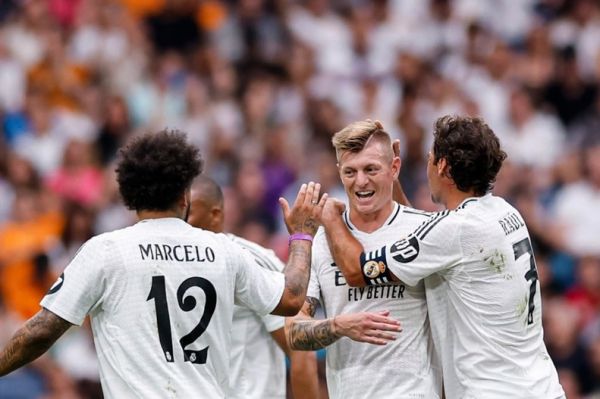 گلزنی تونی کروس پس از 378 روز دوری از سانتیاگو برنابئو عکس