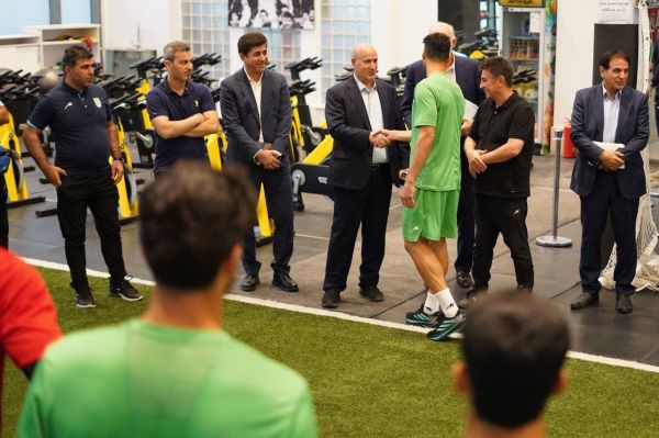  حضور رئیس فدراسیون در اردوی تیم ملی ایران