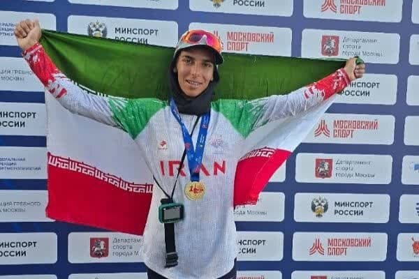 مدال طلای بانوی روئینگ سوار المپیکی ایران در مسابقات روسیه