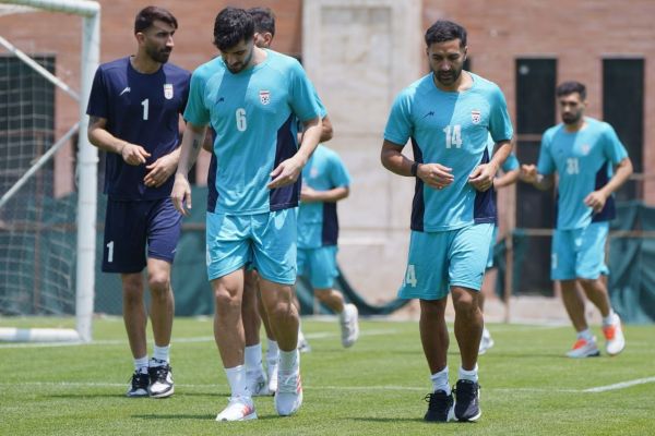 تمرین سبک ملیپوشان صبح بازی با کره شمالی