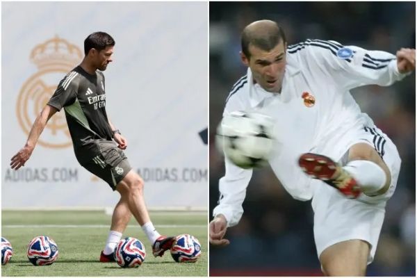 عکس؛ ژابی آلونسو و استفاده از کفشهای معروف زیدان