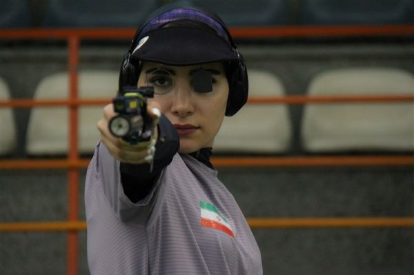  جام جهانی تیراندازی  هانیه رستمیان در تپانچه ۱۰ متر هشتم شد