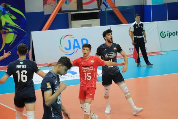  تیم ملی والیبال نوجوانان ایران فینالیست کاوا شد