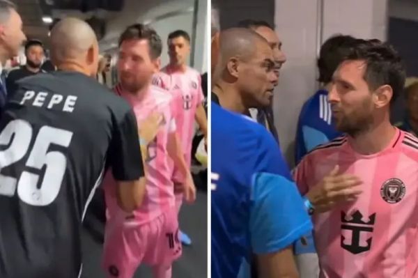  عکس؛ خوش و بش مسی و دوست صمیمی رونالدو