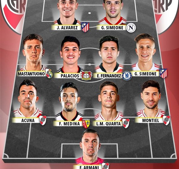  عکس؛ ترکیب تیم ریورپلاته اگر ستاره‌هایش را نمی‌فروخت