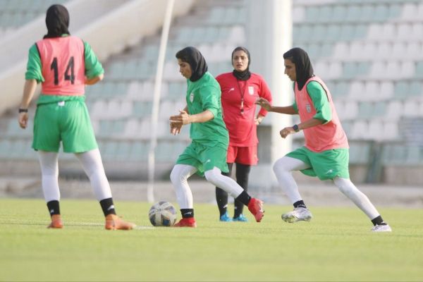 تمرکز بانوان ملیپوش بر روی انجام تمرینات تاکتیکی