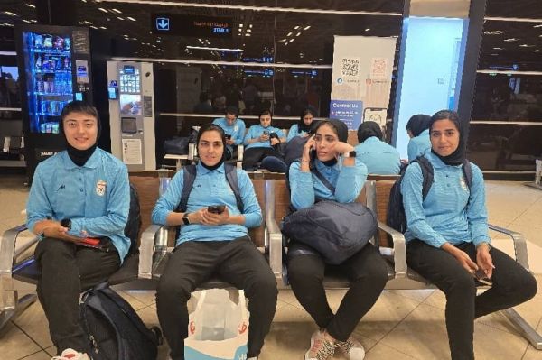  مرحله انتخابی جام ملت‌های فوتبال بانوان  اعضای تیم ملی فوتبال بانوان وارد امان شد