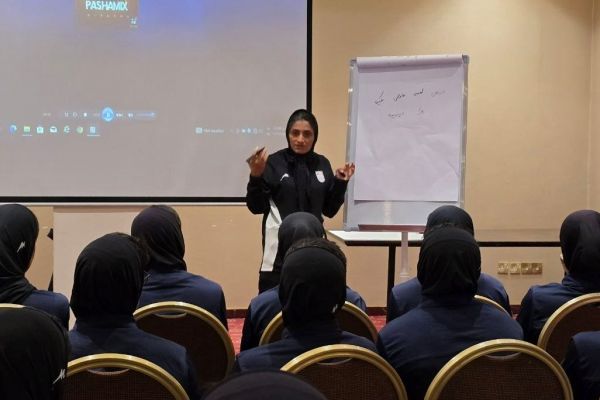  برگزاری نشست فنی با بازیکنان تیم ملی بانوان