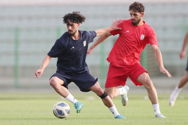  گزارش تصویری  بازی درون تیمی ملی‌پوشان امید