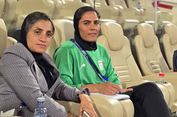  حضور مرضیه جعفری در دیدار بوتان و لبنان