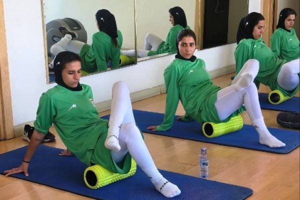  تمرین ریکاوری تیم ملی فوتبال بانوان از دیدار مقابل بوتان