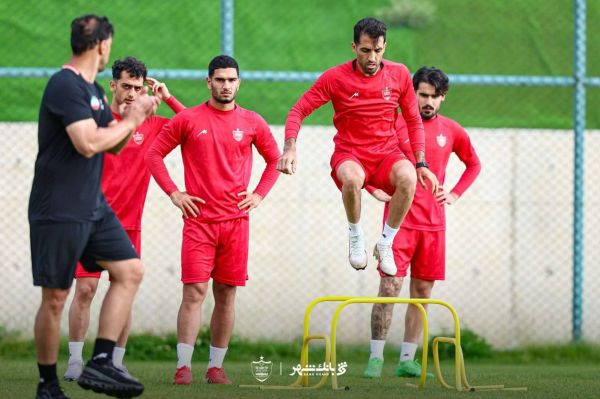  تمرین ۷۰ دقیقه‌ای سرخپوشان پیش از بازی دوستانه