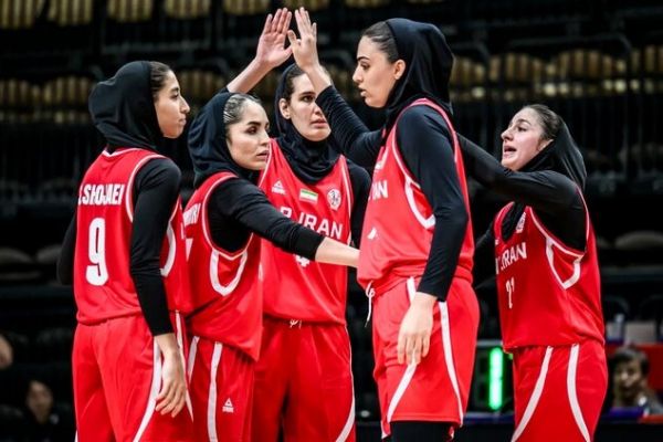  آمار بازی بسکتبال بانوان ایران مقابل چین تایپه