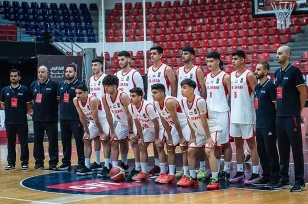 شکست تیم ملی بسکتبال نوجوانان در اولین گام از غرب آسیا