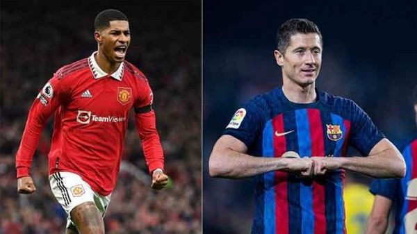  خیال راحت لواندوفسکی با وجود پیوستن رشفورد به بارسلونا