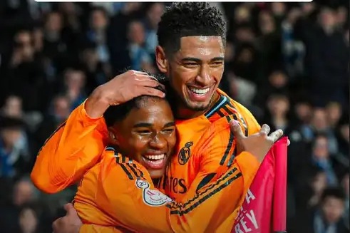 شوخی جالب بلینگام با ستاره برزیلی رئال مادرید به مناسب تولدش