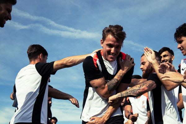  عکس؛ اولین حضور آقای گل سری آ در تمرین تیم عربستانی