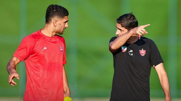  تمرین ۶۰ دقیقه ای پرسپولیس قبل از بازی دوستانه