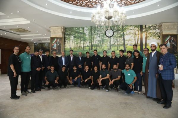  دیدار صمیمی رئیس فدراسیون با اعضای تیم ملی نابینایان