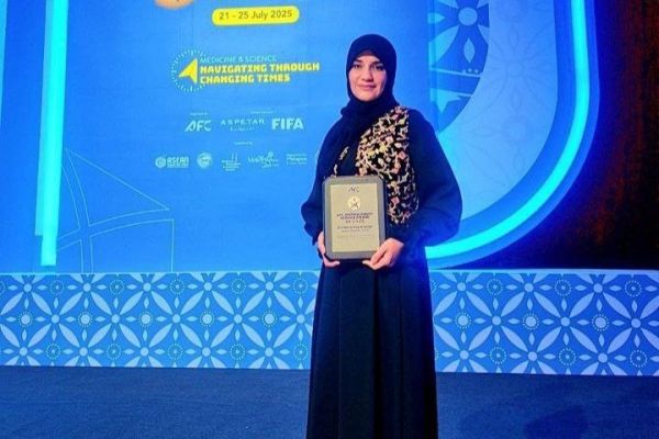 فیزیوتراپیست تیم ملی بانوان جایزه برنز پزشکی آسیا را دریافت کرد